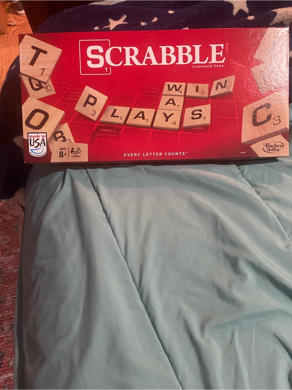Hasbro Scrabble Board Game - Red